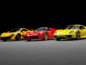 Holy Trinity Car Pack 3D Model