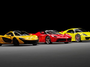 Holy Trinity Car Pack 3D 模型