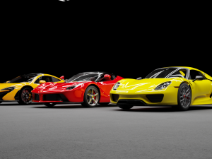 Holy Trinity Car Pack 3D 模型