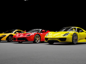 Holy Trinity Car Pack 3D Model