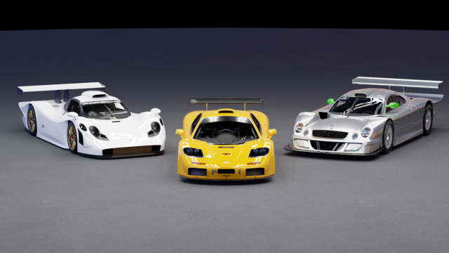 Holy Trinity 90s Car Pack Modelo 3D .c4d .max .obj .3ds .fbx .stl .blend 
