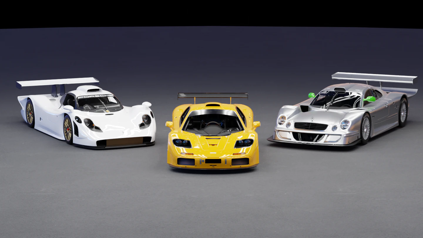 Holy Trinity 90s Car Pack 3D Model .c4d .max .obj .3ds .fbx .stl .blend 