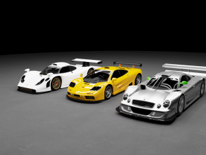 Holy Trinity 90s Car Pack Modelo 3D