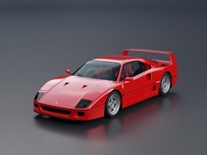 Ferrari F40 3D Model