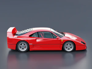 Ferrari F40 3D Model