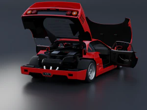 Ferrari F40 3D Model