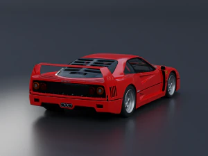 Ferrari F40 3D Model