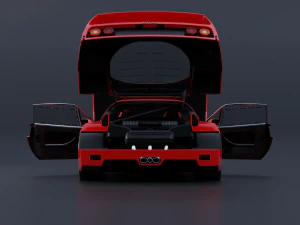 Ferrari F40 3D Model