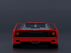Ferrari F40 3D Model