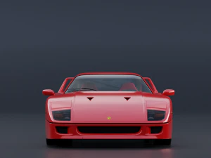Ferrari F40 3D Model