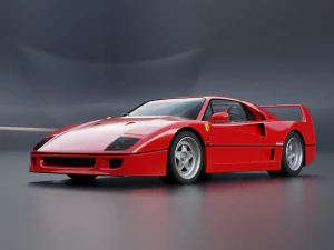 Ferrari F40 3D Model