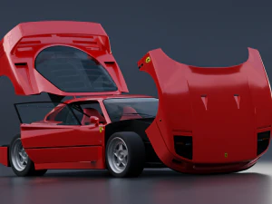 Ferrari F40 3D Model