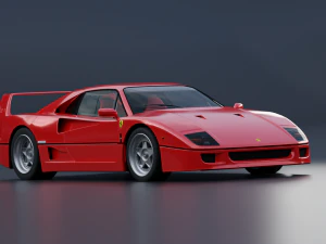 Ferrari F40 3D Model