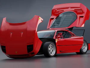 Ferrari F40 3D Model