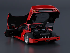 Ferrari F40 3D Model