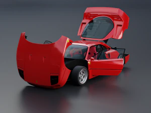 Ferrari F40 3D Model