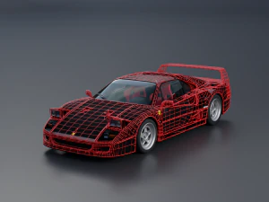 Ferrari F40 3D Model