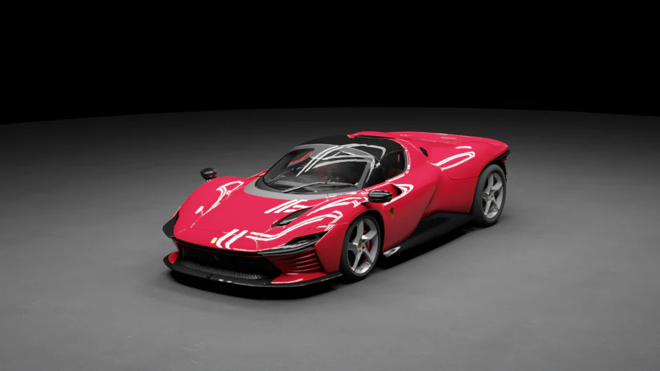 Ferrari Daytona SP3 3D Model .c4d .max .obj .3ds .fbx .stl .blend 