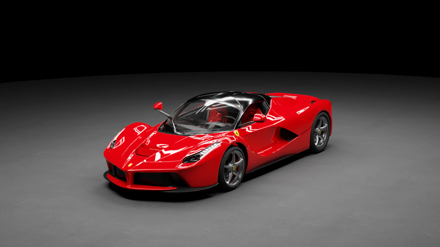 Ferrari LaFerrari 3D Model .c4d .max .obj .3ds .fbx .stl .blend 