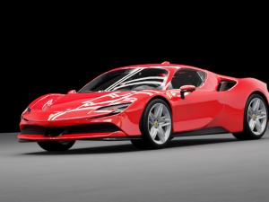 Ferrari SF90 3D Model