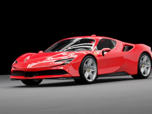Ferrari SF90 3D Model