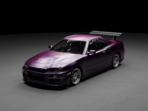 Nissan Skyline GTR R34 3Dモデル