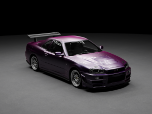 Nissan Skyline GTR R34 3D Модель