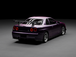 Nissan Skyline GTR R34 3D Модель