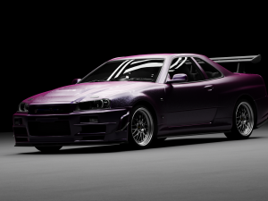 Nissan Skyline GTR R34 3D Модель