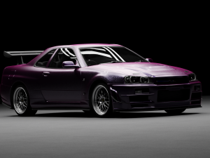 Nissan Skyline GTR R34 3D Модель