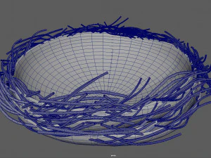 Bird Nest 3D 3D Model