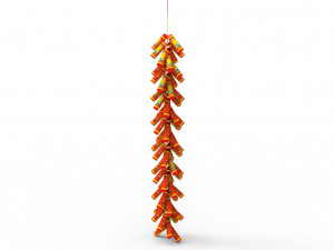 New Year Firecracker 3D Model