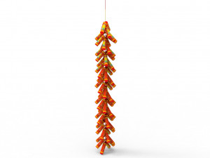 New Year Firecracker 3D Model