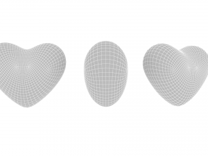 Love Heart 3D 3D Model