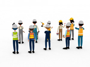 Construction Workers Collection 2 3D Model