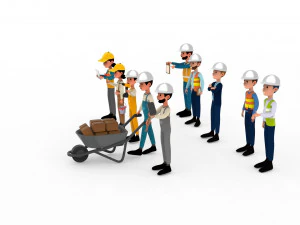 Construction Workers Collection 2 3D Model