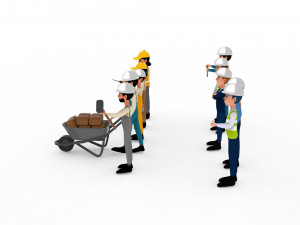 Construction Workers Collection 2 3D Model