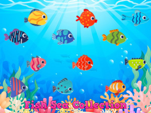 Fish Sea Collection 3d Lowpoly 3Dモデル