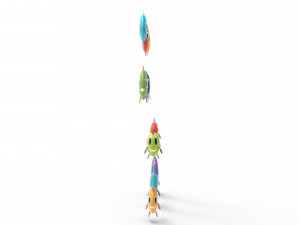 Fish Sea Collection 3d Lowpoly 3D Model