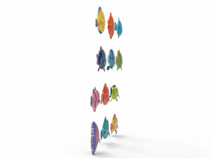 Fish Sea Collection 3d Lowpoly 3D Model