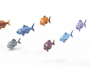 Fish Sea Collection 1 3D Model