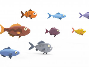 Fish Sea Collection 1 3D Model