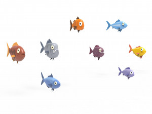 Fish Sea Collection 1 3D Model