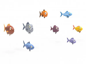 Fish Sea Collection 1 3D Model