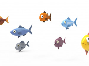 Fish Sea Collection 1 3D Model
