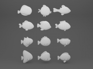 Fish Sea Collection 1 3D Model