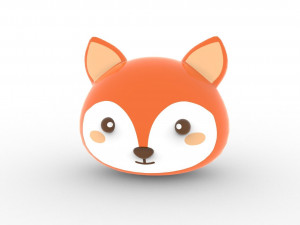 Animal Head Cartoon 3D Modelo 3D
