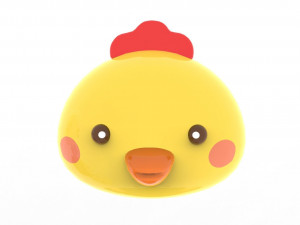Animal Head Cartoon 3D Modelo 3D