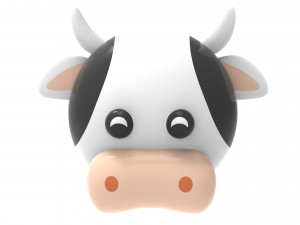 Animal Head 1 Cartoon 3D Modelo 3D