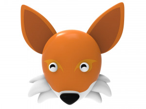 Animal Head 1 Cartoon 3D Modelo 3D